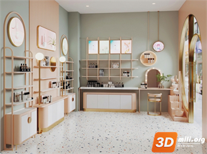 Cosmetic Store Skp Files 